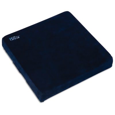 COXIM ESPUMA QUADRADA VELUDO AZUL