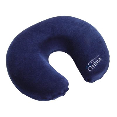 ALMOFADA CERVICAL U ADULTO VIAGEM, AZUL