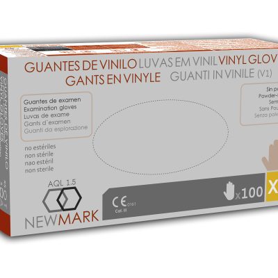 LUVA VINIL NEW MARK N/EST S/PO PEQUENA