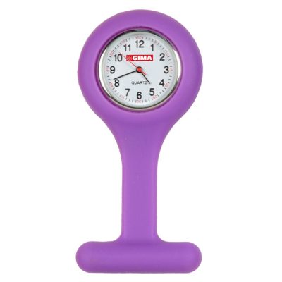 RELOGIO ANALOGICO ENFERMAGEM EM SILICONE NURSE PURPLE
