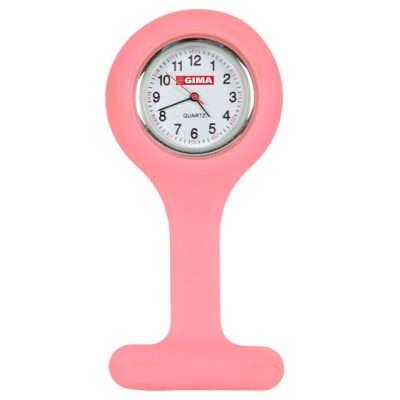 RELOGIO ANALOGICO ENFERMAGEM EM SILICONE NURSE PINK